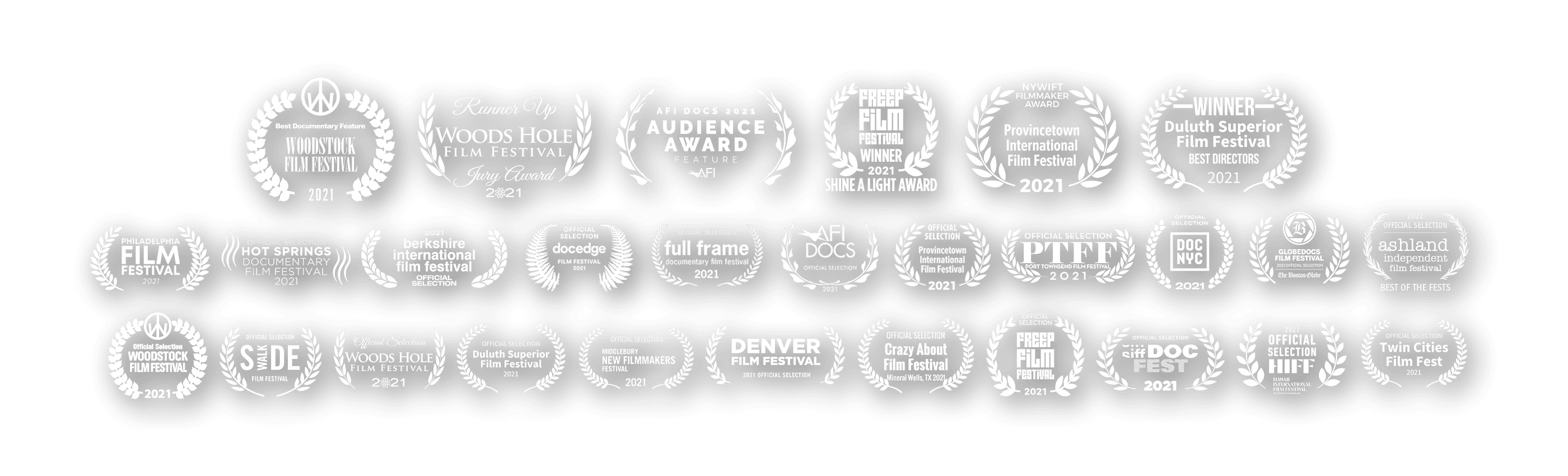 Film festival laurels